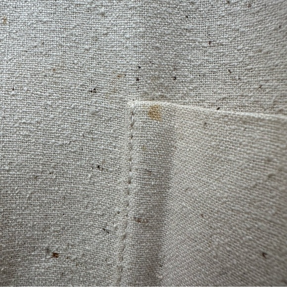 Vintage RHIP Raw Silk Cream Blazer Jacket Minimalist Natural Fiber Coastal Chic - Picture 7 of 10